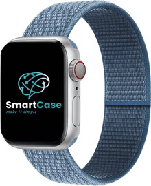 SmartCase רצועה לאפל ווטש 38/40/41mm ניילון כחול Cape Code Blue