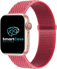 SmartCase רצועה לאפל ווטש 42/44/45/49mm ניילון אדום