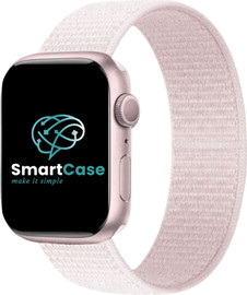 SmartCase רצועה לאפל ווטש 42/44/45/49mm ניילון ורוד 18#