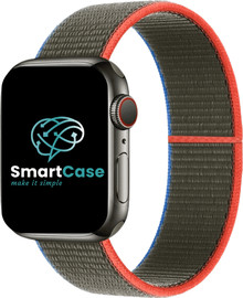 SmartCase רצועה לאפל ווטש 42/44/45/49mm ניילון73# Olive