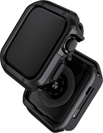 SmartCase כיסוי סיליקון חלקי ברגים 45mm אפל ווטש Black