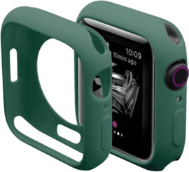 SmartCase כיסוי סיליקון חלקי 45mm אפל ווטש Offical green