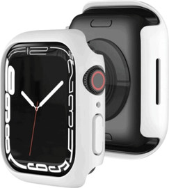 SmartCase כיסוי חלקי פלסטיק לשעון 45mm אפל ווטש לבן