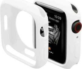 SmartCase כיסוי סיליקון חלקי 41mm אפל ווטש White