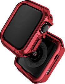 SmartCase כיסוי סיליקון חלקי ברגים 44mm אפל ווטש Red