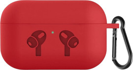 SmartCase כיסוי איירפודס פרו סיליקון איכותי בצבע אדום