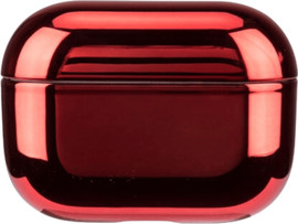 SmartCase כיסויי איירפודס פרו פלסטיק בצבע אדום מטאלי