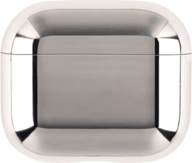 SmartCase כיסויי איירפודס 3 פלסטיק בצבע כסף מטאלי