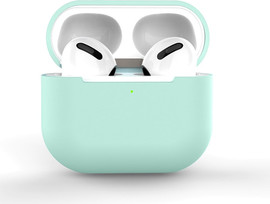 SmartCase כיסויי איירפודס סיליקון איכותי עבור איירפודס 3 בצבע Mint green