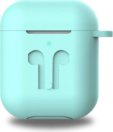 SmartCase כיסויי איירפודס סיליקון איכותי עבור איירפודס 1/2 בצבע ירוק מנטה