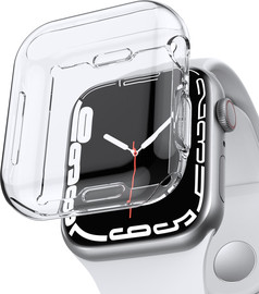 SmartCase כיסוי היקפי מלא סיליקון לשעון אפל ווטש 40mm שקוף