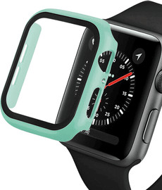 SmartCase כיסוי זכוכית היקפי מלא 40mm לאפל ווטש Mint Green