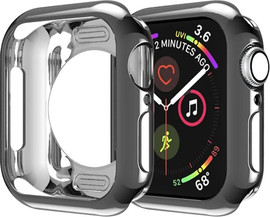SmartCase כיסוי סיליקון חלקי 40mm אפל ווטש שחור מבריק