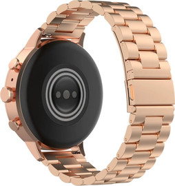 SmartCase רצועת ברזל חוליות Three Bead Quick Release 18mm Rose Gold