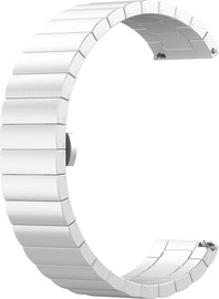 SmartCase רצועת ברזל פרימיום Quick Release 18mm One Bead כסוף