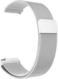 SmartCase רצועת ברזל מגנט Milanese Quick Release 18mm Silver