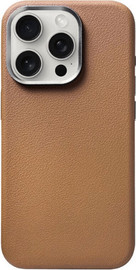 SmartCase כיסוי עור טבעוני קשיח לאייפון iPhone 16 Pro עם Magsafe חום