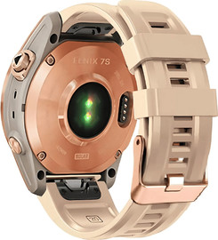 SmartCase רצועת סיליקון לשעוני גרמין QUICKFIT 20MM Beige אבזם Rose Gold