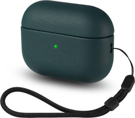 SmartCase כיסויי לאיירפודס 4 סיליקון קשיח דמוי עור Navy