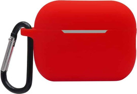 SmartCase כיסוי איירפודס פרו 2 סיליקון עם אבזם בצבע אדום