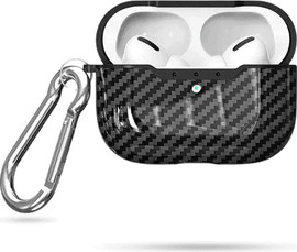SmartCase כיסויי איירפודס פרו 2 סגנון Carbon Fiber סיליקון קשיח