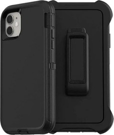 SmartCase כיסוי מגן קשיח 3 שכבות לאייפון 14 חזק בעולם כולל מנשא חגורה - אייפון 14 פרו מקס