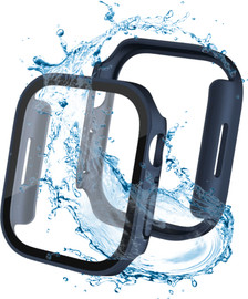 SmartCase כיסוי מגן לשעון אפל ווטש 10 42mm נגד מים IP68 מרובע כחול כהה