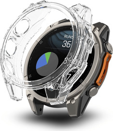SmartCase כיסוי מגן חלקי Garmin Fenix 8 47mm מסיליקון שקוף