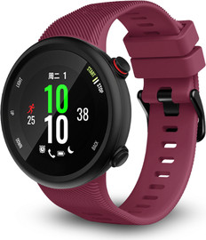 SmartCase רצועת סיליקון לשעוני Garmin Forerunner 45/45S Swim 2 בורדו אבזם שחור