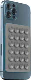 SmartCase מדבקת ואקום לטלפון מסיליקון לצילום ללא ידיים אפור