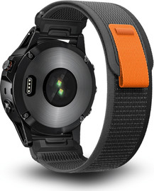SmartCase רצועה לשעון גרמין ניילון QuickFit 22MM צבע שחור אפור Trail Loop