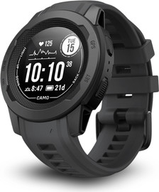 SmartCase רצועה לשעון 2 Garmin Instinct סיליקון איכותי שחור אבזם שחור