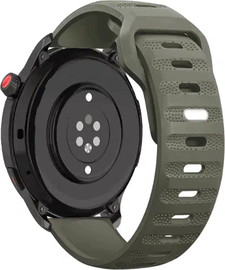 SmartCase רצועת סיליקון Army Green סגירה פנימית Quick Release 22mm טקסטורת נקודות