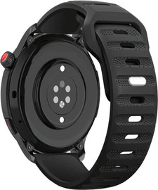 SmartCase רצועת סיליקון Black סגירה פנימית Quick Release 22mm טקסטורת נקודות