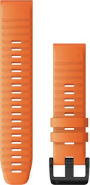 GARMIN רצועת סיליקון מקורית לשעוני גרמין QuickFit 22MM Ember Orange