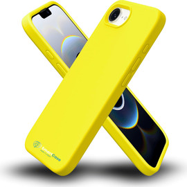 SmartCase מגן לאייפון iPhone 16e סיליקון צהוב קטיפה