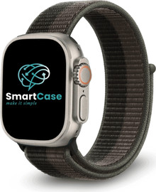 SmartCase רצועה לאפל ווטש 44/45/46/49mm ניילון Tornado Gray