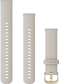 GARMIN רצועת סיליקון מקורית Quick Release 18mm מבית Garmin Light Sand with Light