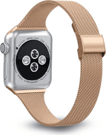 SmartCase רצועה לאפל ווטש 40/41/42mm ברזל צרה עם סוגר Rose Gold