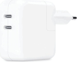 APPLE ראש מטען קיר Apple מקורי 35W עם חיבור כפול USB-C