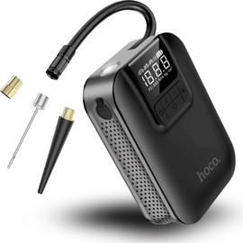 HOCO קומפרסור לניפוח גלגלים פנס וסוללת גיבוי 5,000mAh דגם HOCO S53