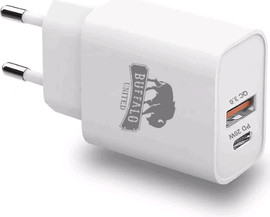 SmartCase ראש מטען 20W מבית באפאלו חיבור USB-A וחיבור USB-C PD