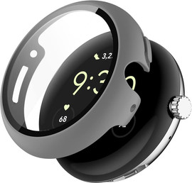 SmartCase כיסוי מלא PC לשעון Google Pixel Watch 1/2/3 41mm צבע Grey