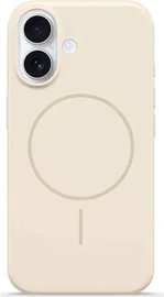 SmartCase כיסוי קטיפה סיליקון לאייפון iPhone 17 Pro Max תומך MagSafe בז