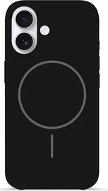 SmartCase כיסוי קטיפה סיליקון לאייפון iPhone 17 Pro Max תומך MagSafe שחור