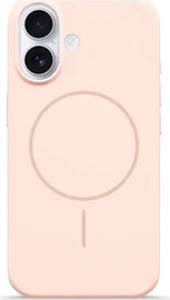 SmartCase כיסוי קטיפה סיליקון לאייפון iPhone 17 Pro תומך MagSafe ורוד