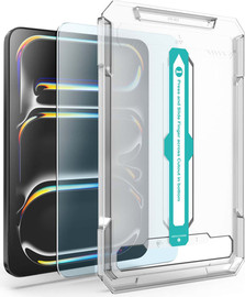 SmartCase מגן מסך לאייפד זכוכית Apple iPad Pro 11 Inch M4 2024 עם מתקן הדבקה ישרה