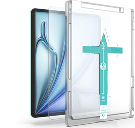 SmartCase מגן מסך לאייפד זכוכית Apple iPad Air 11 Inch M3 2025/M2 2024 עם מתקן הדבקה ישרה