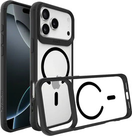 SmartCase כיסוי לאייפון iPhone 17 Pro Max שקוף שחור Toiko AtomX Magsafe
