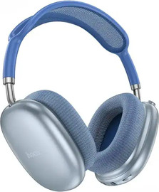 HOCO אוזניות אלחוטיות Bluetooth 5.4 זמן שימוש עד 90 שעות תומכות TF/AUX דגם Hoco W55 כחול